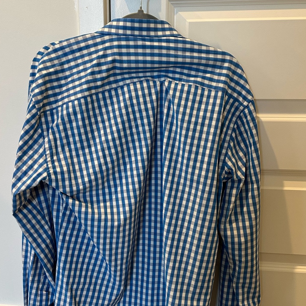 Maceoo Large Blue Performance Button Down - Picture 2 of 5